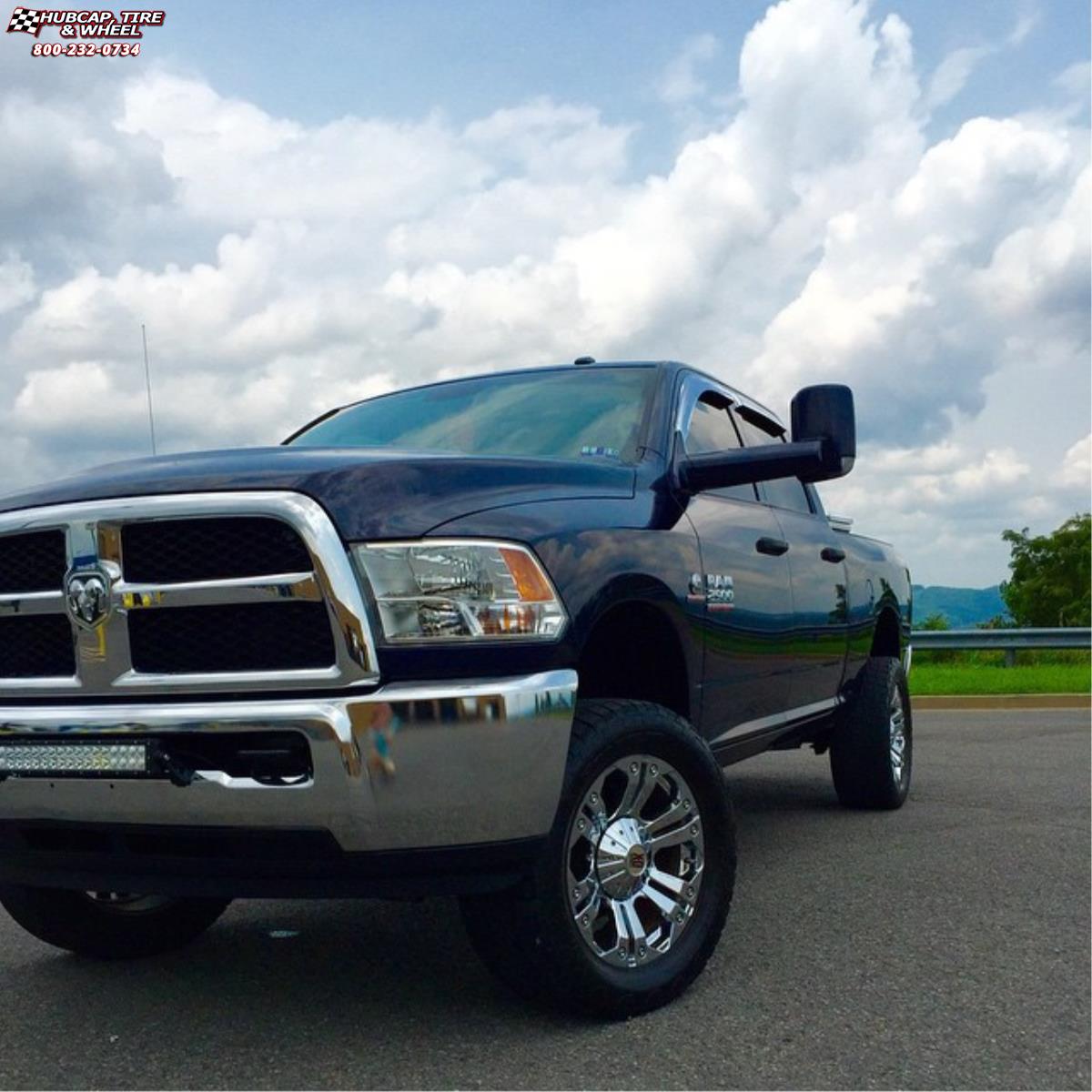 vehicle gallery/ram 2500 xd series xd778 monster x  Chrome wheels and rims