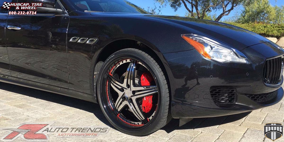 vehicle gallery/maserati quattroporte dub xa50 tango   wheels and rims