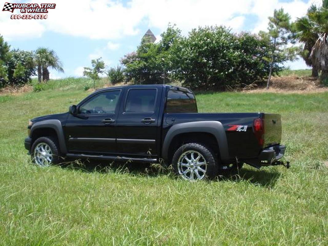 vehicle gallery/2008 chevrolet colorado xd series xd779 badlands x  Chrome wheels and rims