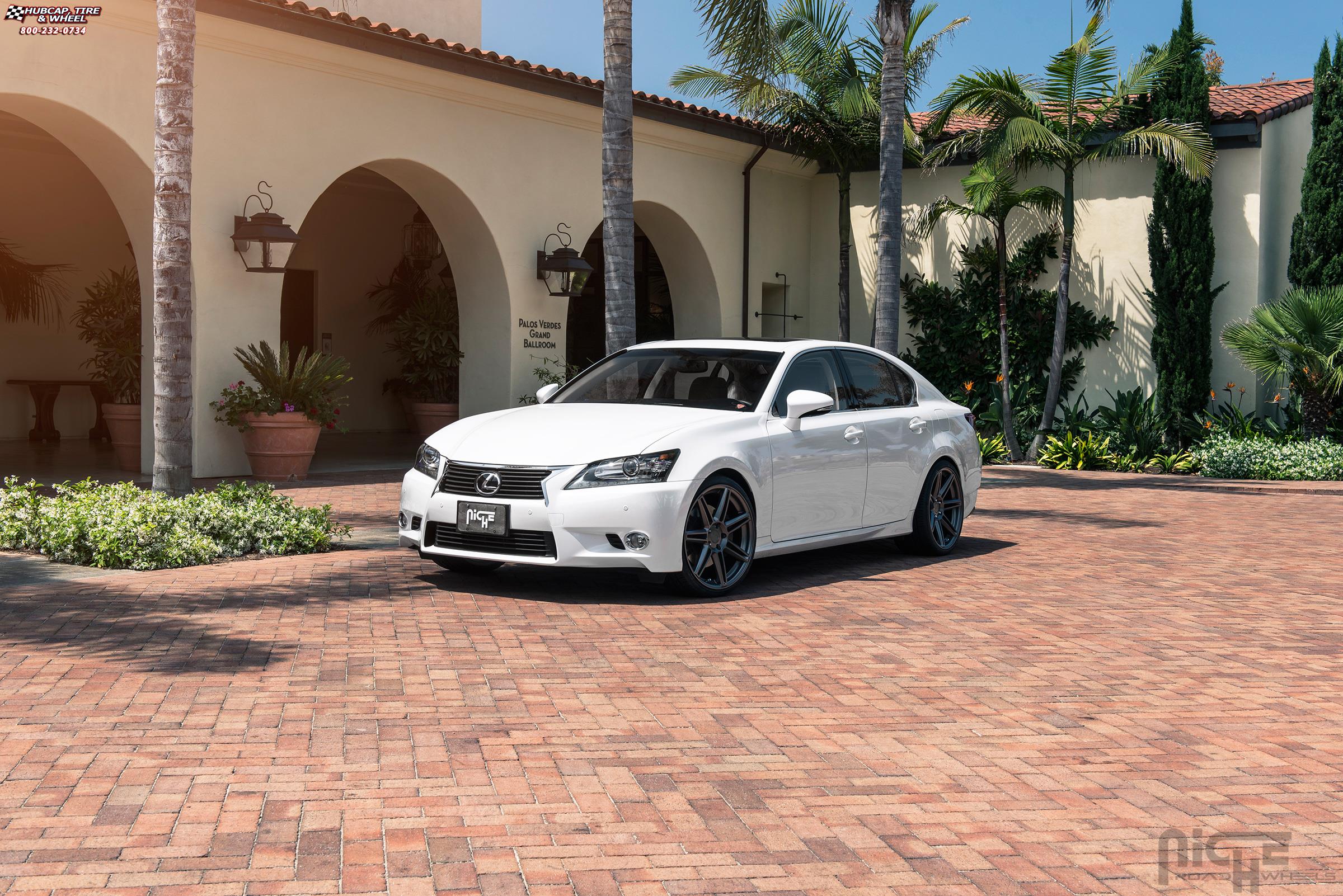 vehicle gallery/lexus gs 350 niche lucerne m145 20x9  Anthracite wheels and rims
