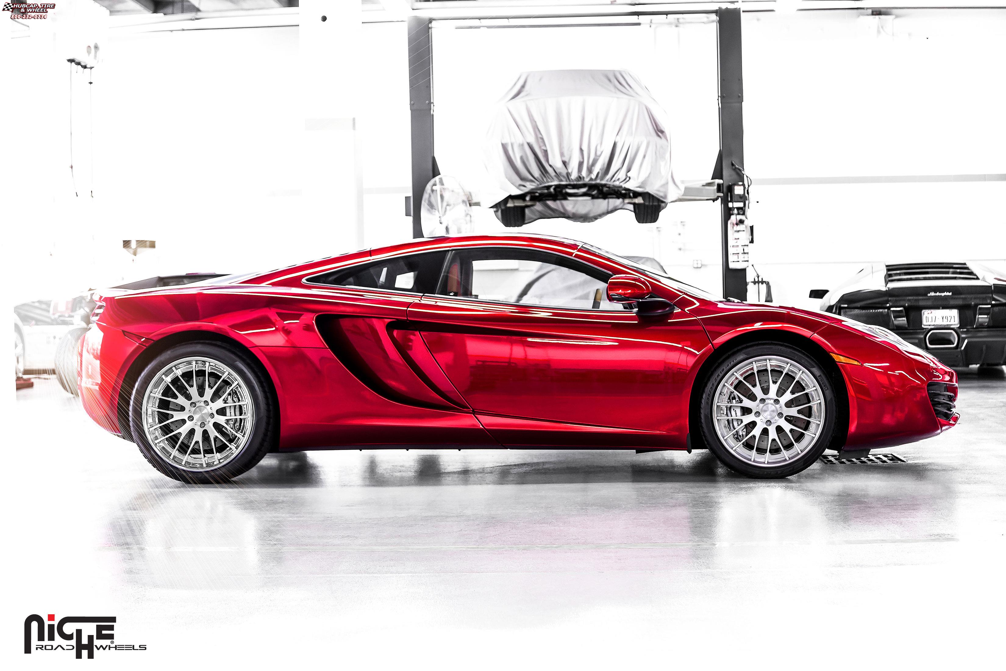 vehicle gallery/mclaren mp4 niche zurich  Matte Black Face, Gloss Black Windows, Chrome Lip wheels and rims