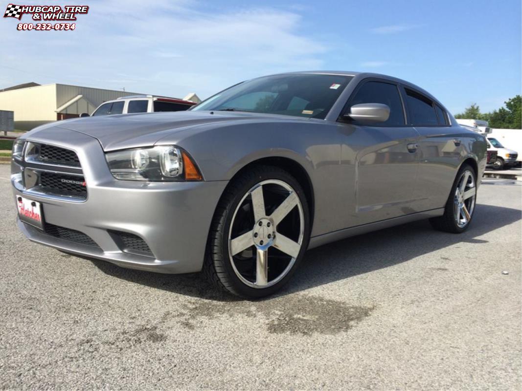 vehicle gallery/dodge charger xd series km690 mc 5  Chrome wheels and rims