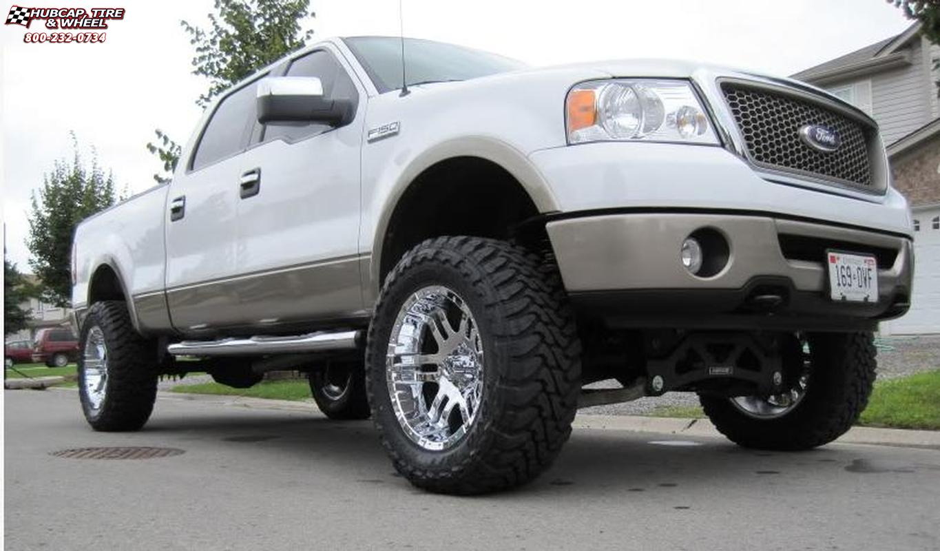 vehicle gallery/2006 ford f 150 moto metal mo951  Chrome wheels and rims