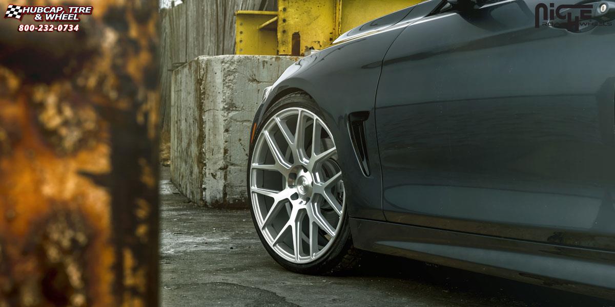 vehicle gallery/bmw 428 gran coupe niche intake m160 20x9  Silver & Machined wheels and rims