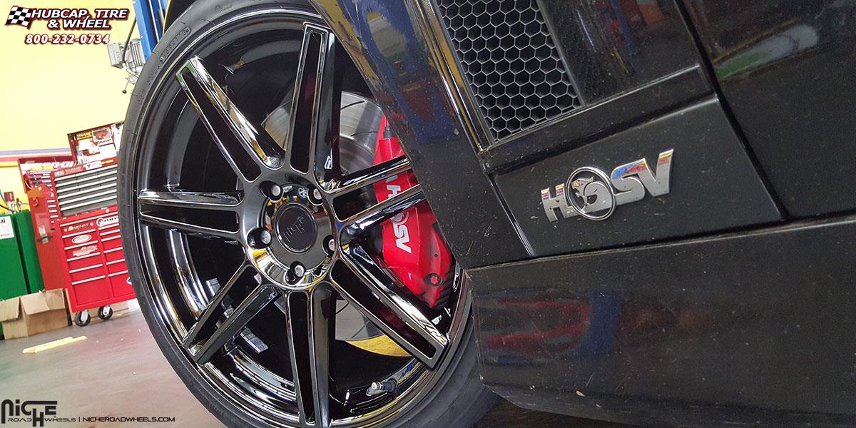 vehicle gallery/holden hsv niche lucerne m141 20x9  Black Chrome wheels and rims