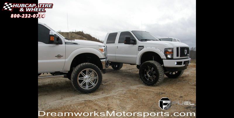 vehicle gallery/ford f 350 fuel hostage d530 0X0  Chrome wheels and rims