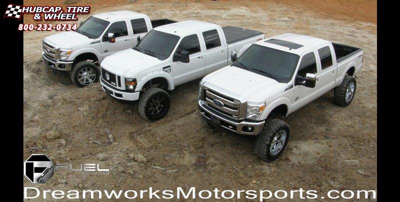 vehicle gallery/ford f 350 fuel hostage d530 0X0  Chrome wheels and rims