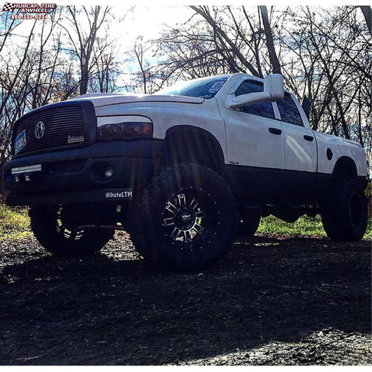 vehicle gallery/ram 1500 xd series xd809 riot x  Matte Black Machined wheels and rims