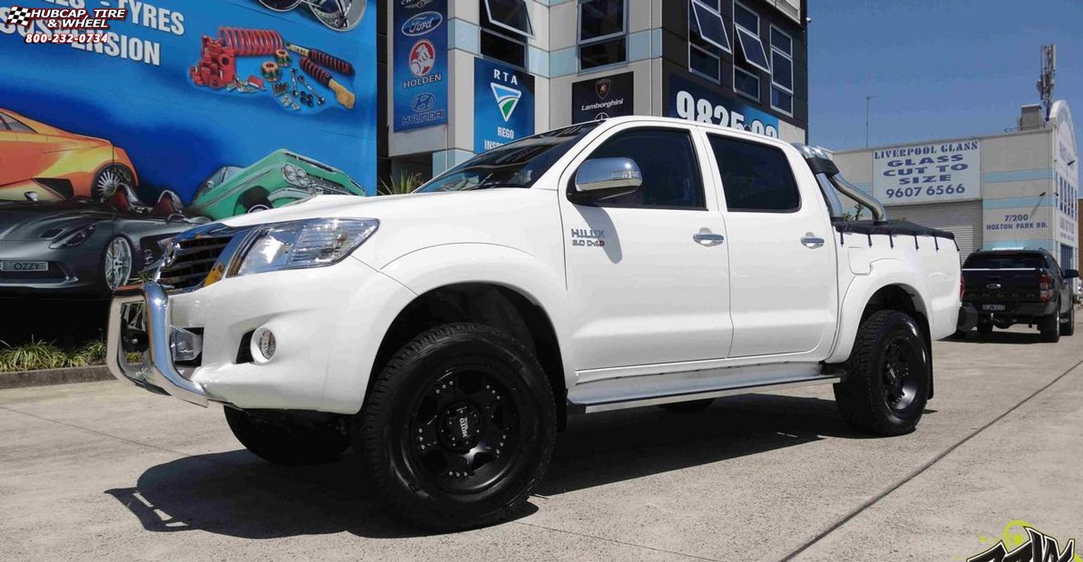 vehicle gallery/2014 toyota hilux moto metal moto metal  Matte Black wheels and rims