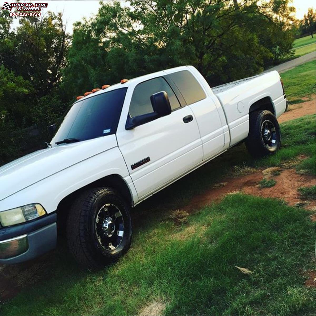 vehicle gallery/ram 2500 xd series xd797 spy x  Gloss Black Machined wheels and rims