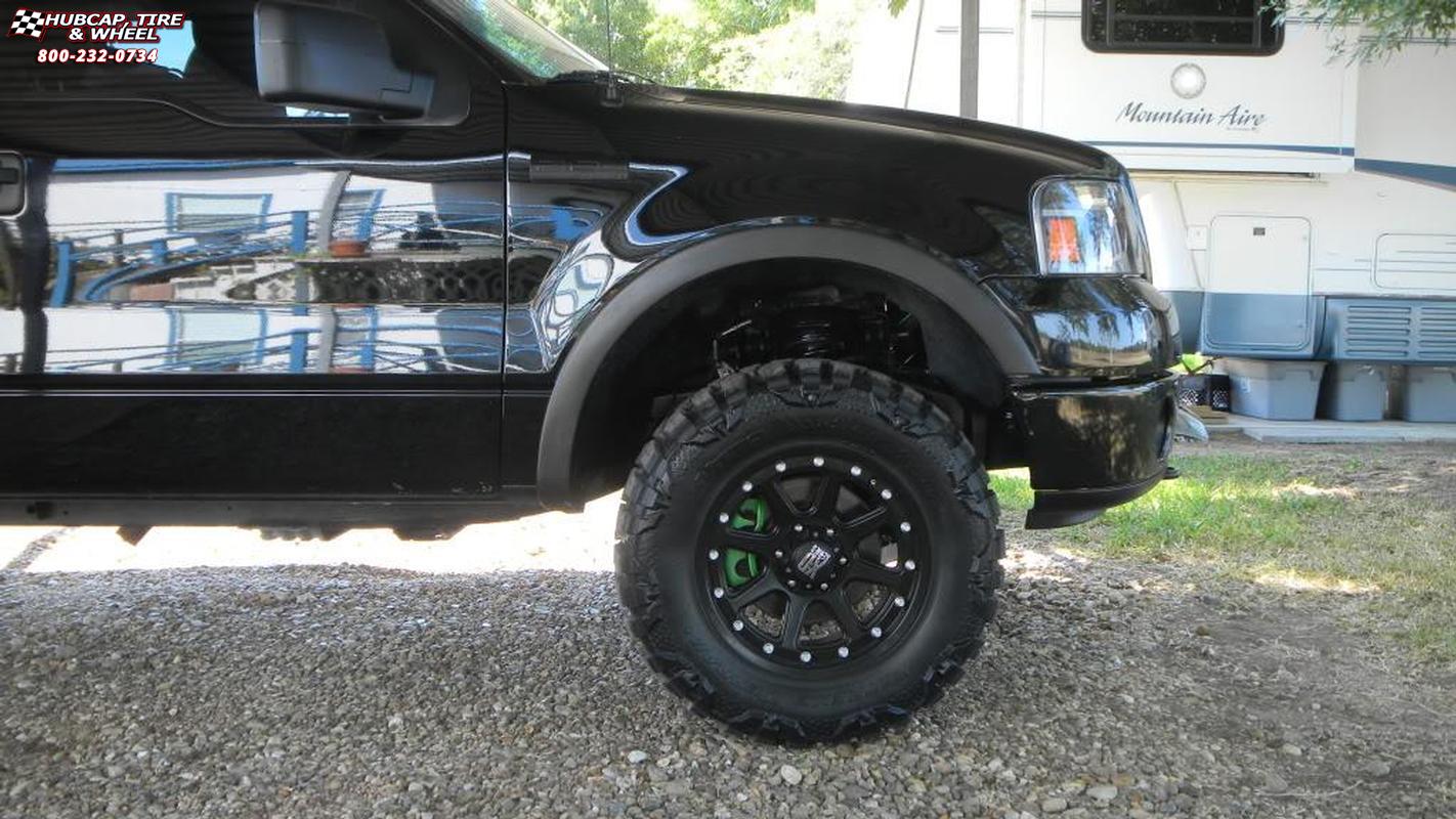 vehicle gallery/2006 ford f 150 xd series xd798 addict  Matte Black wheels and rims