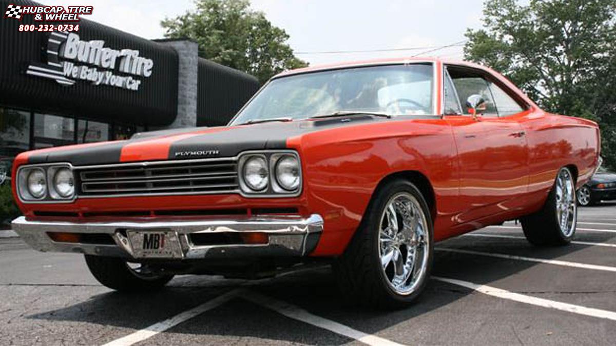 vehicle gallery/plymouth custom foose nitrous se f300  Chrome wheels and rims