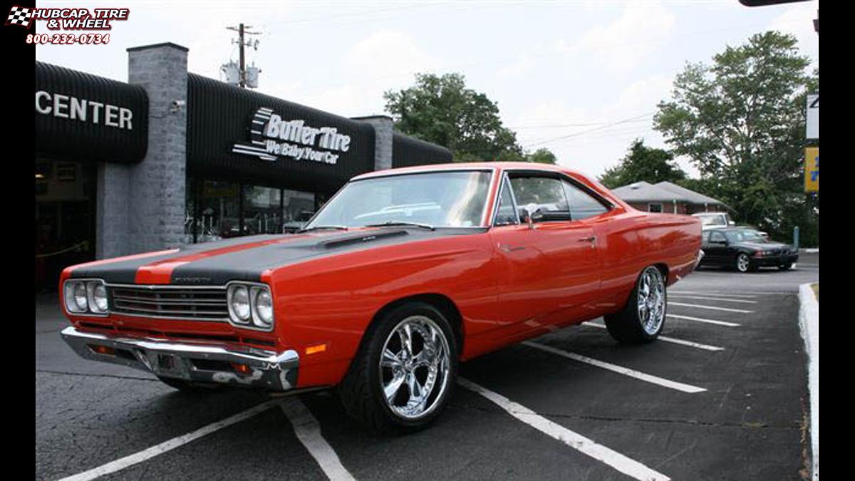 vehicle gallery/plymouth custom foose nitrous se f300  Chrome wheels and rims