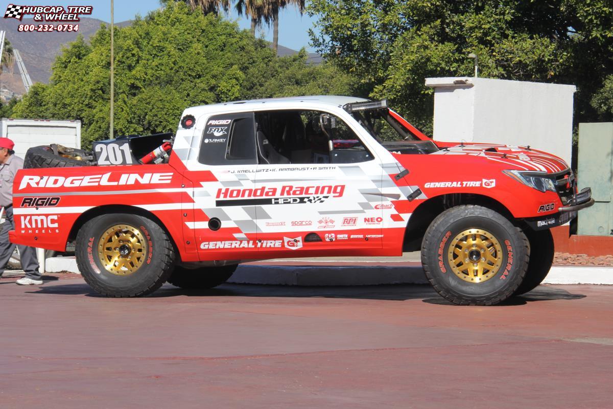 vehicle gallery/honda ridgeline xd series xd128 machete x  Gold wheels and rims