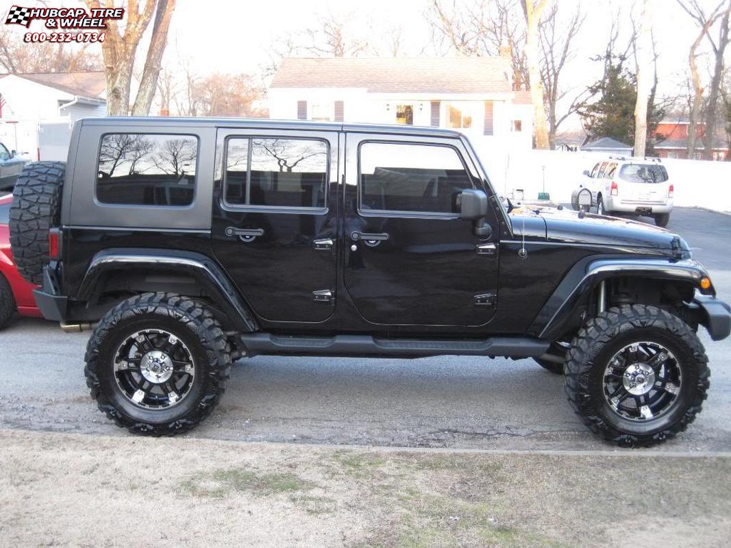 vehicle gallery/2012 jeep wrangler xd series xd797 spy x  Gloss Black Machined wheels and rims