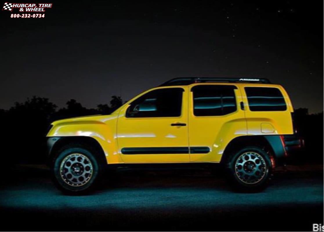 vehicle gallery/nissan extera xd series xd126 enduro pro x  Matte Gray and Black Ring wheels and rims