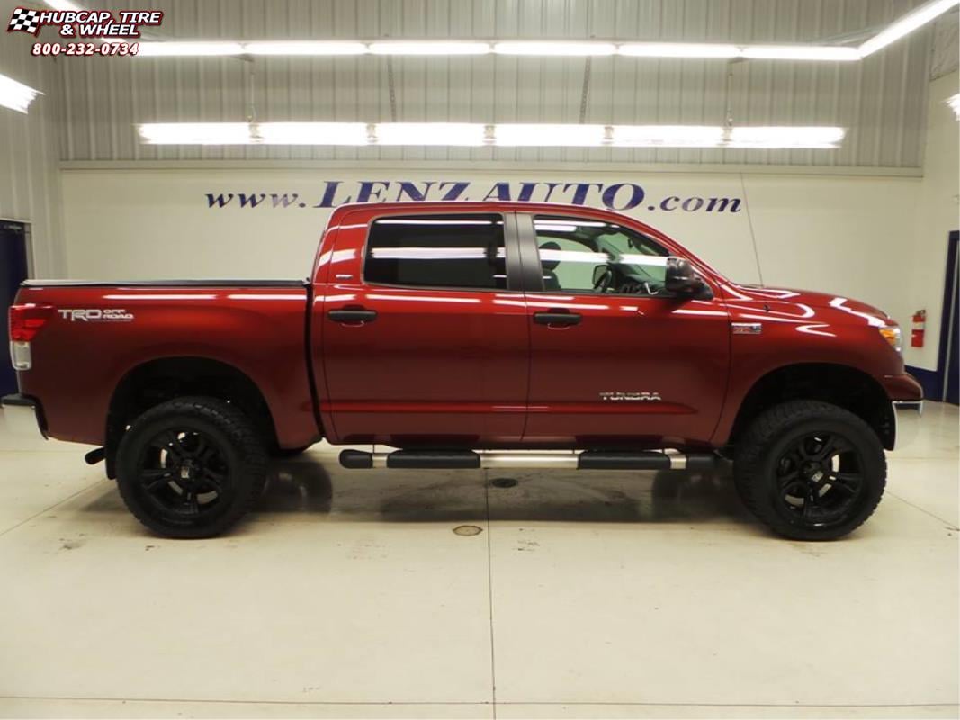 vehicle gallery/2010 toyota tundra xd series xd801 crank  Matte Black wheels and rims