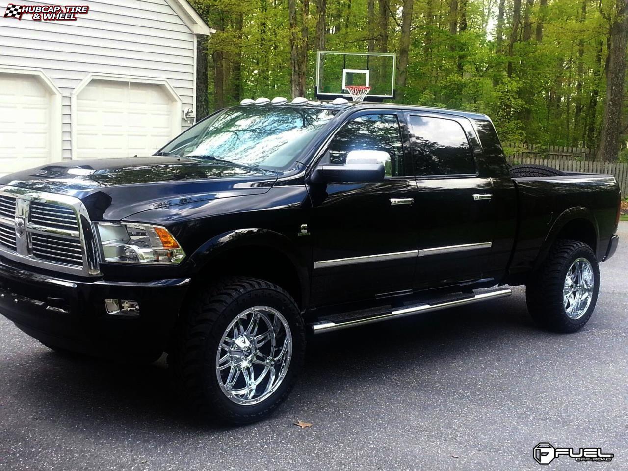 vehicle gallery/dodge ram 2500 fuel hostage d530 0X0  Chrome wheels and rims