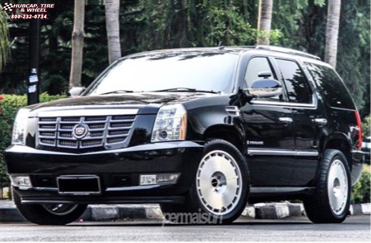vehicle gallery/cadillac escalade xd series km689 skillet  Gloss Black Machined wheels and rims