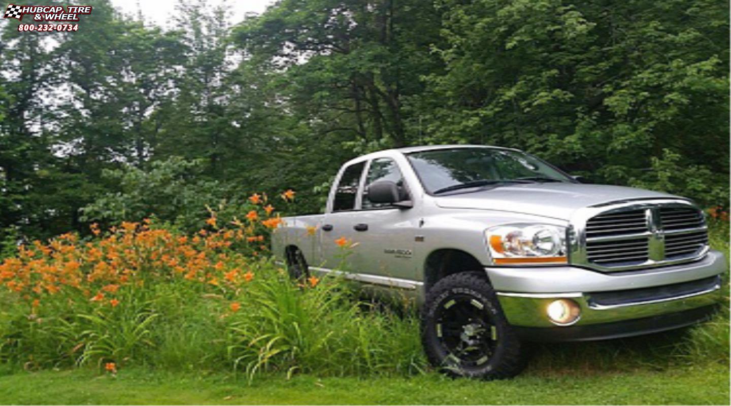 vehicle gallery/ram 1500 xd series xd797 spy x  Gloss Black Machined wheels and rims