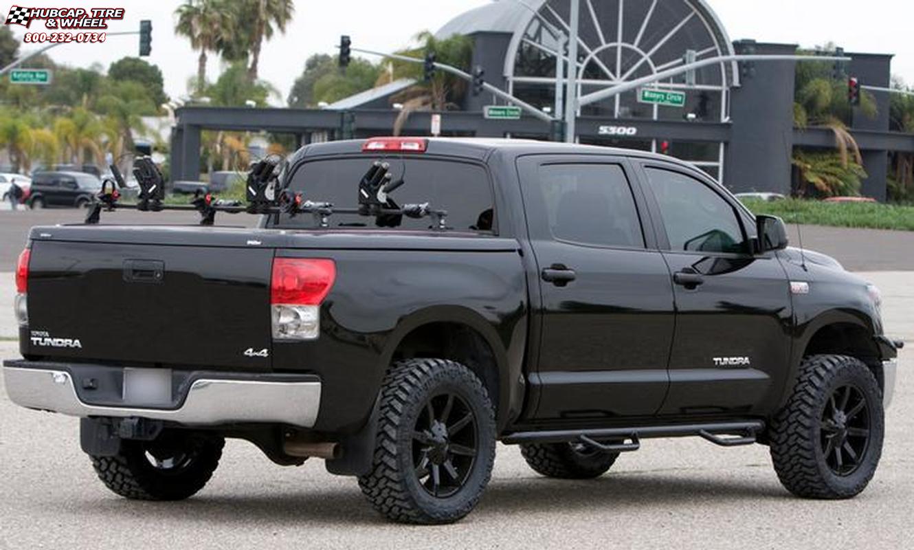 vehicle gallery/2007 toyota tundra xd series km651 slide  Gloss Black wheels and rims