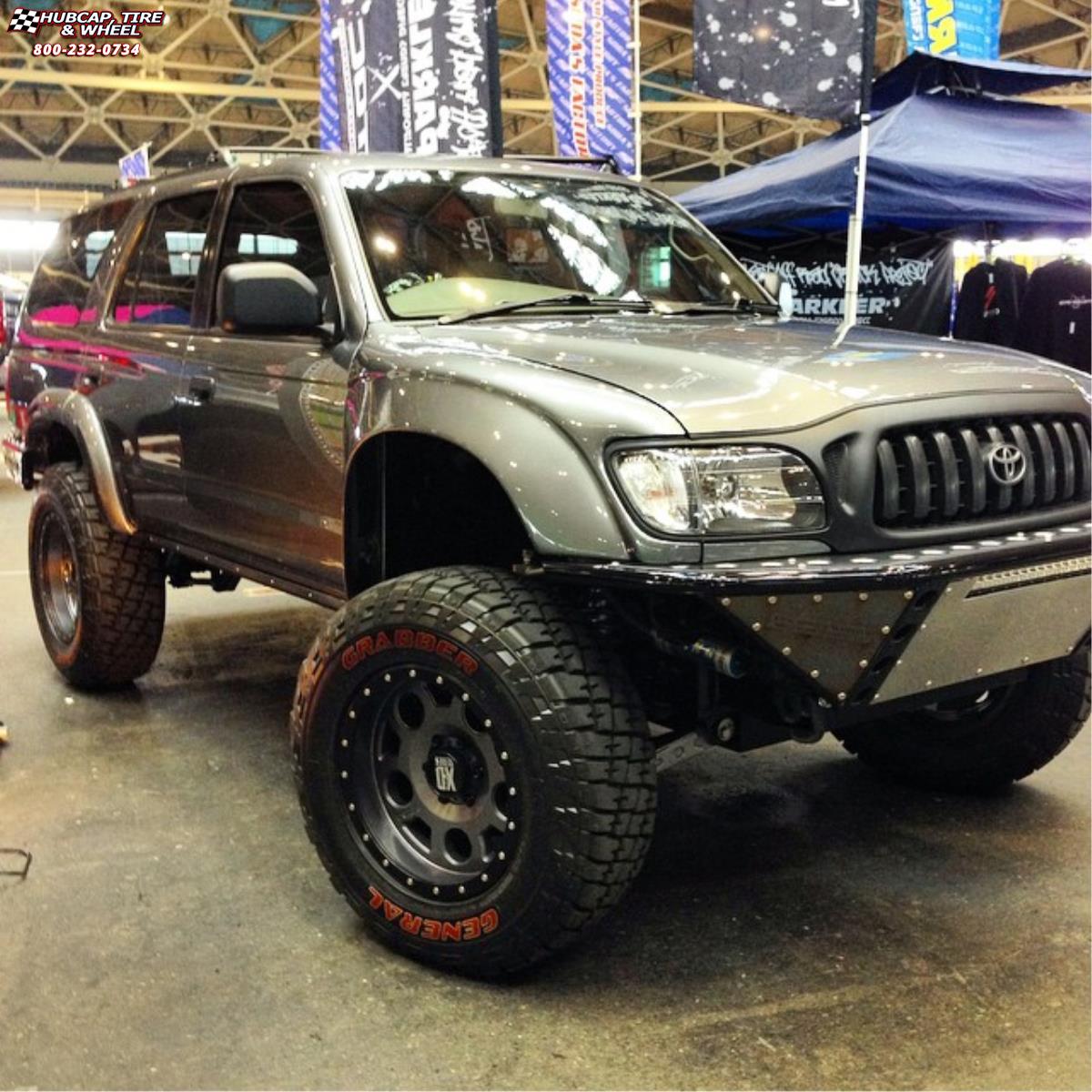 vehicle gallery/toyota sequoia xd series xd126 enduro pro x  Matte Gray and Black Ring wheels and rims