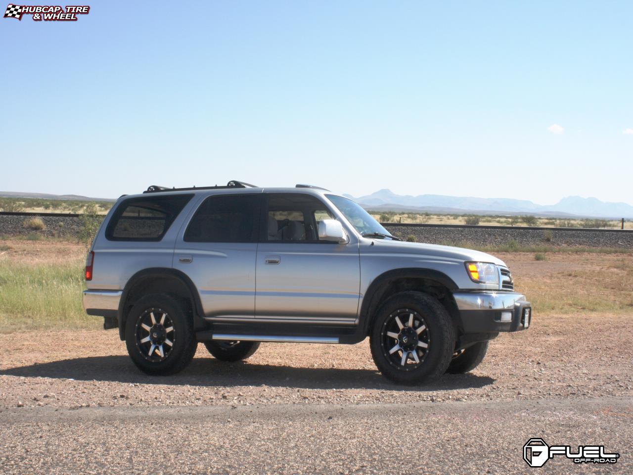 vehicle gallery/toyota 4 runner fuel maverick d261 0X0  Black & Machined wheels and rims