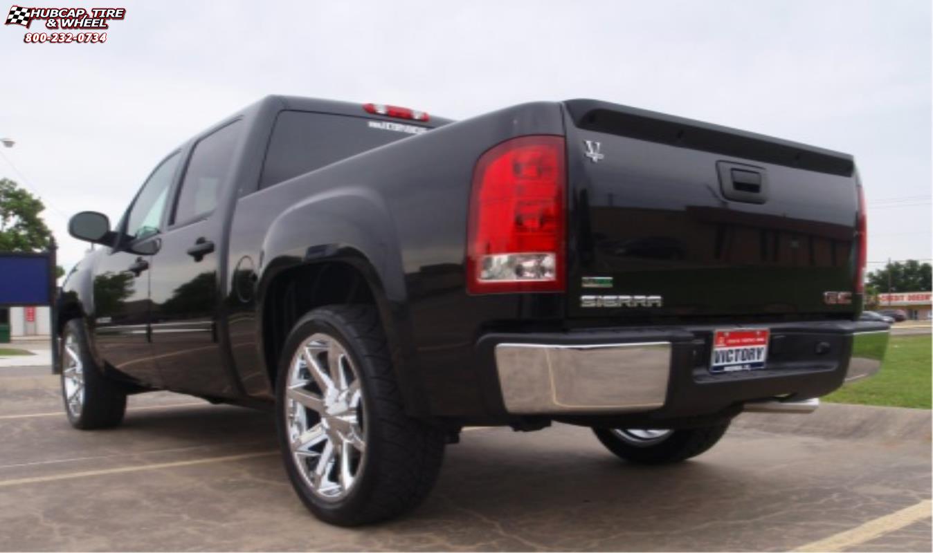 vehicle gallery/gmc sierra 1500 xd series km651 slide  Chrome wheels and rims