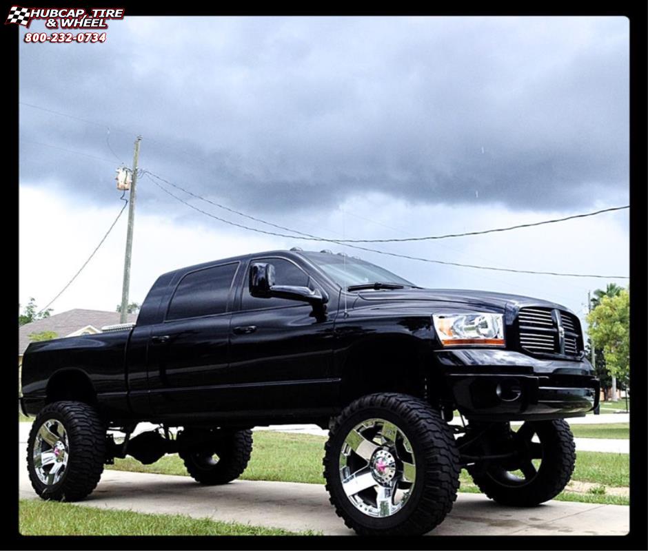 vehicle gallery/ram 2500 xd series xd775 rockstar x  Chrome wheels and rims