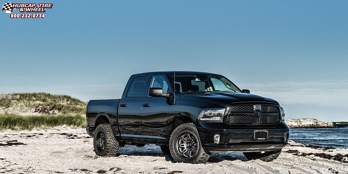 vehicle gallery/dodge ram 1500 fuel hostage ii d232 20X10  Anthracite Center, Matt Black & Anthracite Outer wheels and rims