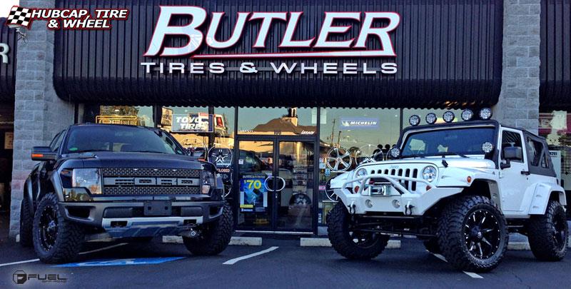 vehicle gallery/ford f 150 fuel hostage d531 20X9  Matte Black wheels and rims