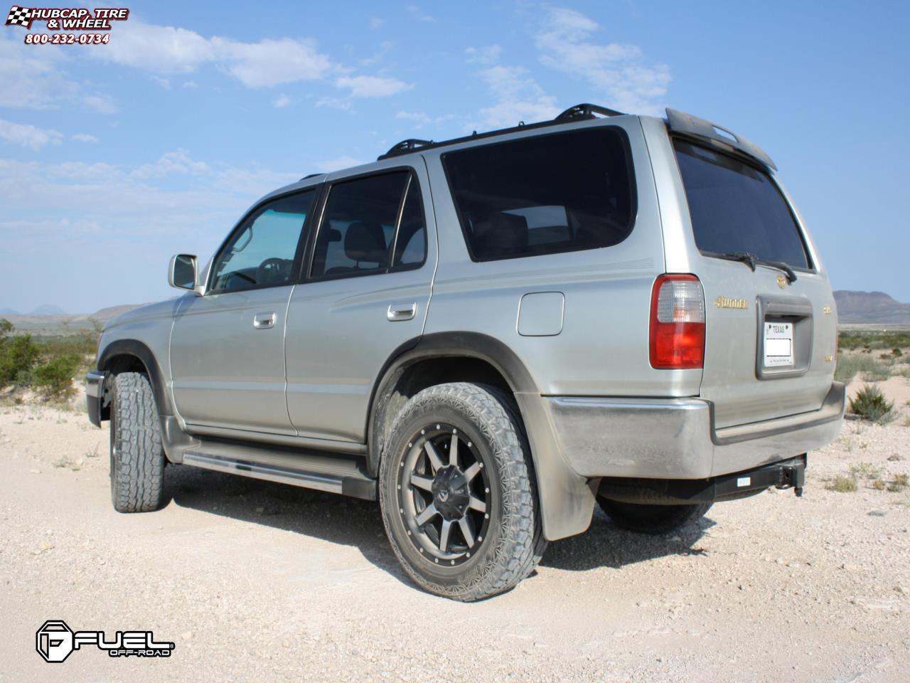 vehicle gallery/toyota 4 runner fuel maverick d261 0X0  Black & Machined wheels and rims