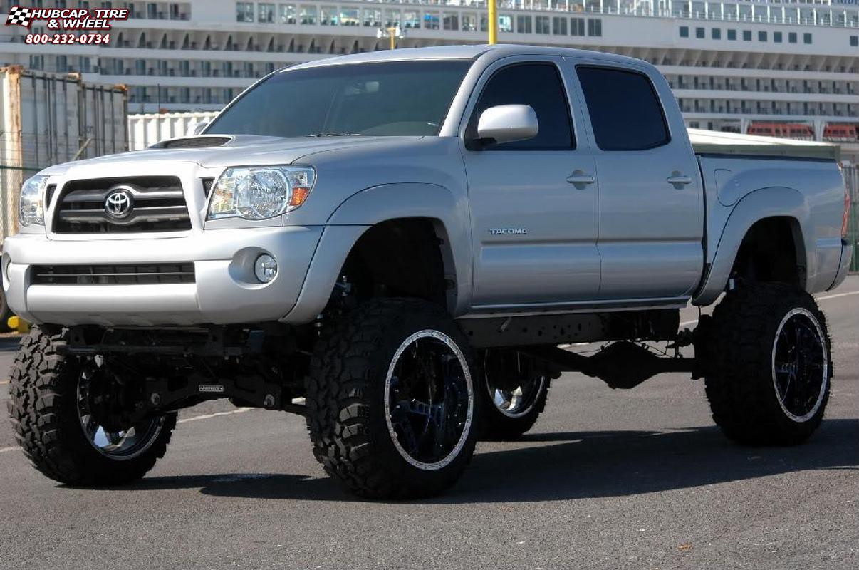 vehicle gallery/2005 toyota tacoma xd series xd766 diesel 24x14  Chrome wheels and rims