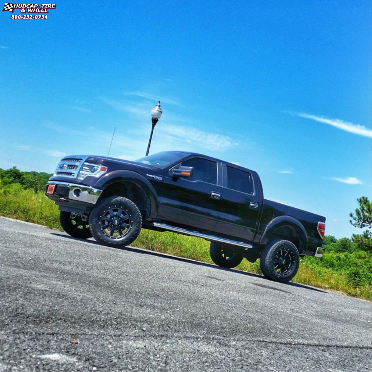 vehicle gallery/ford f150 moto metal mo962  Gloss Black & Milled wheels and rims