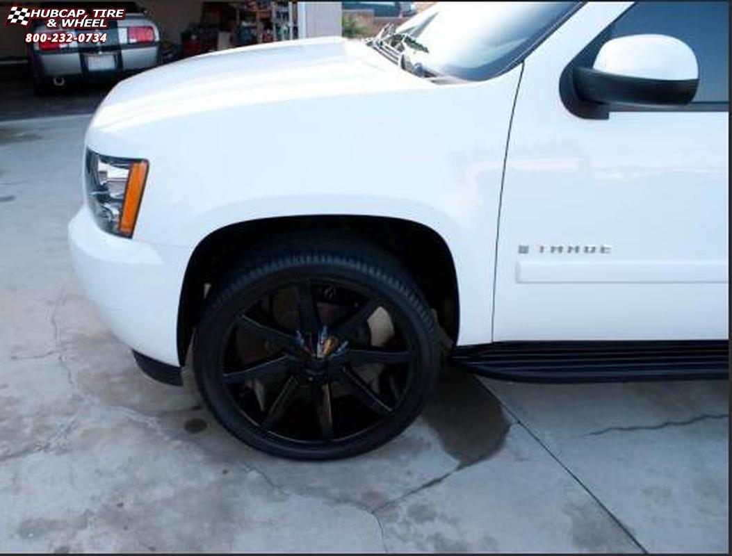 vehicle gallery/2011 gmc yukon xd series km651 slide  Gloss Black wheels and rims