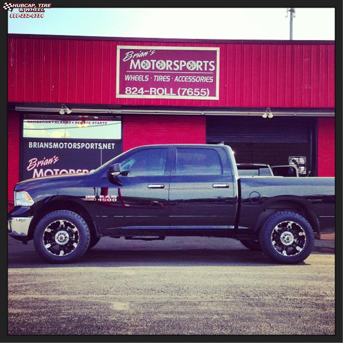 vehicle gallery/ram 1500 xd series xd797 spy x  Gloss Black Machined wheels and rims