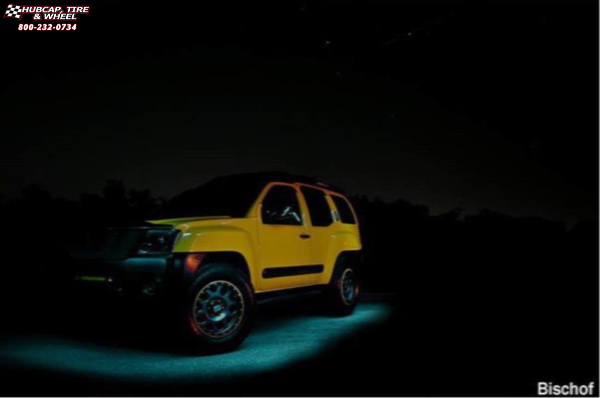 vehicle gallery/nissan extera xd series xd126 enduro pro x  Matte Gray and Black Ring wheels and rims