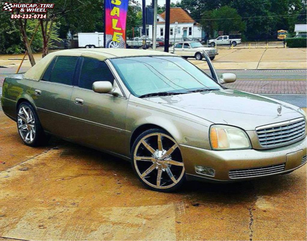 vehicle gallery/cadillac deville xd series km651 slide  Chrome wheels and rims