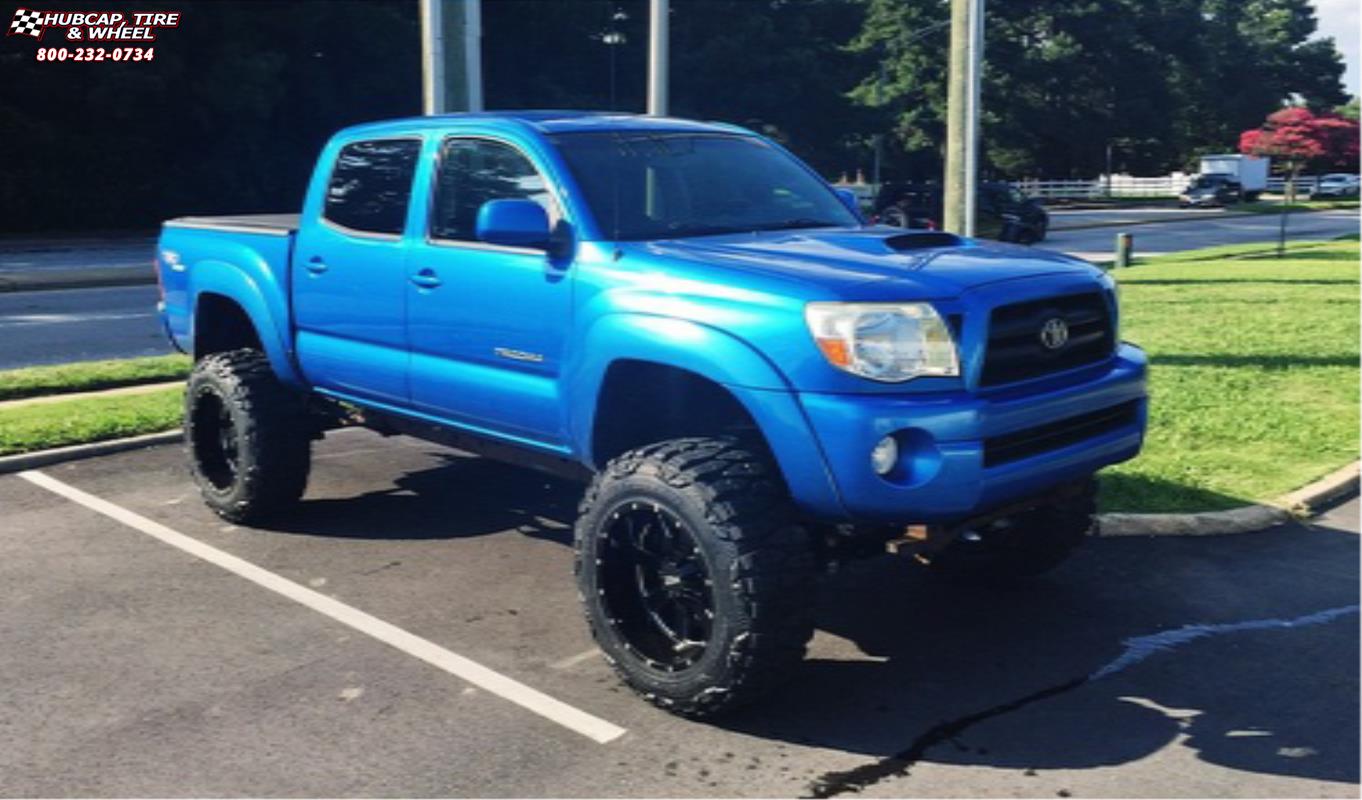 vehicle gallery/2013 toyota tacoma moto metal mo962  Gloss Black & Milled wheels and rims