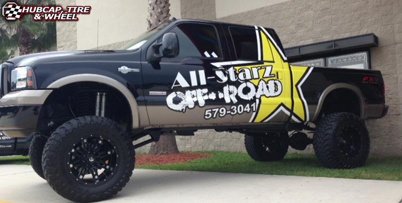 vehicle gallery/ford f 250 fuel hostage d531 22X14  Matte Black wheels and rims