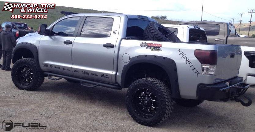 vehicle gallery/toyota tundra fuel krank d517 20X10  Matte Black & Milled wheels and rims