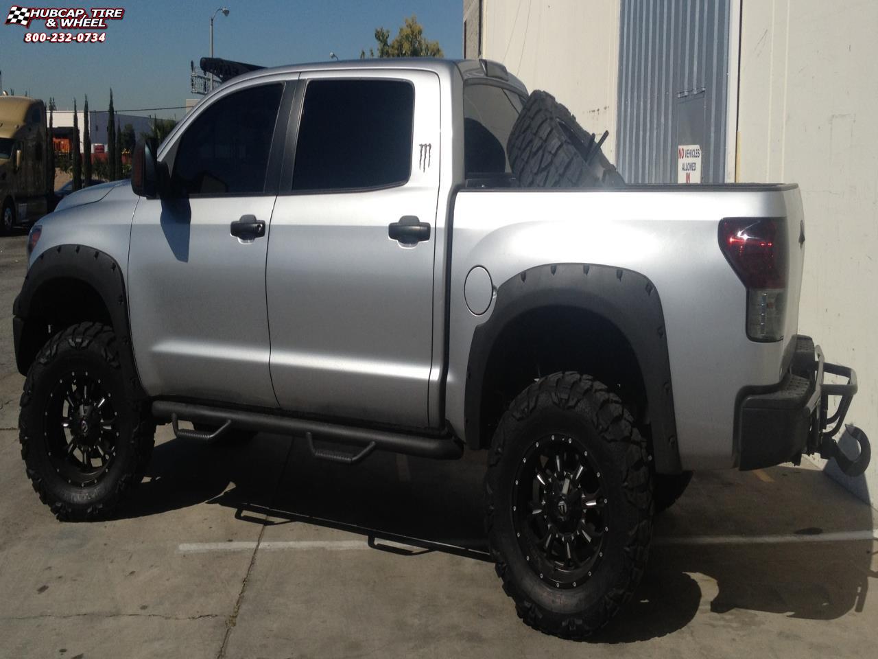 vehicle gallery/toyota tundra fuel krank d517 20X10  Matte Black & Milled wheels and rims