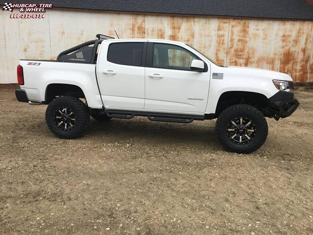 vehicle gallery/chevrolet silverado fuel renegade d265 22X12  Gloss Black Machined Face wheels and rims