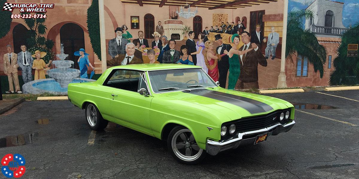 vehicle gallery/buick skylark us mags 200s u115 18X8  Textured Gun Metal w/ Diamond Cut Lip wheels and rims