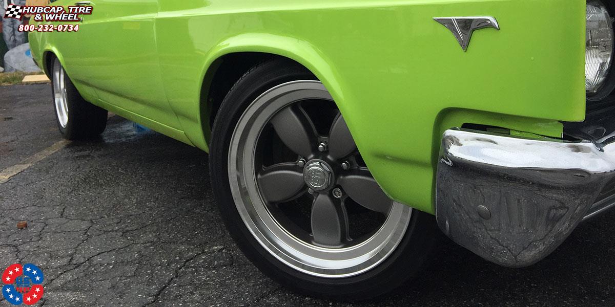 vehicle gallery/buick skylark us mags 200s u115 18X8  Textured Gun Metal w/ Diamond Cut Lip wheels and rims