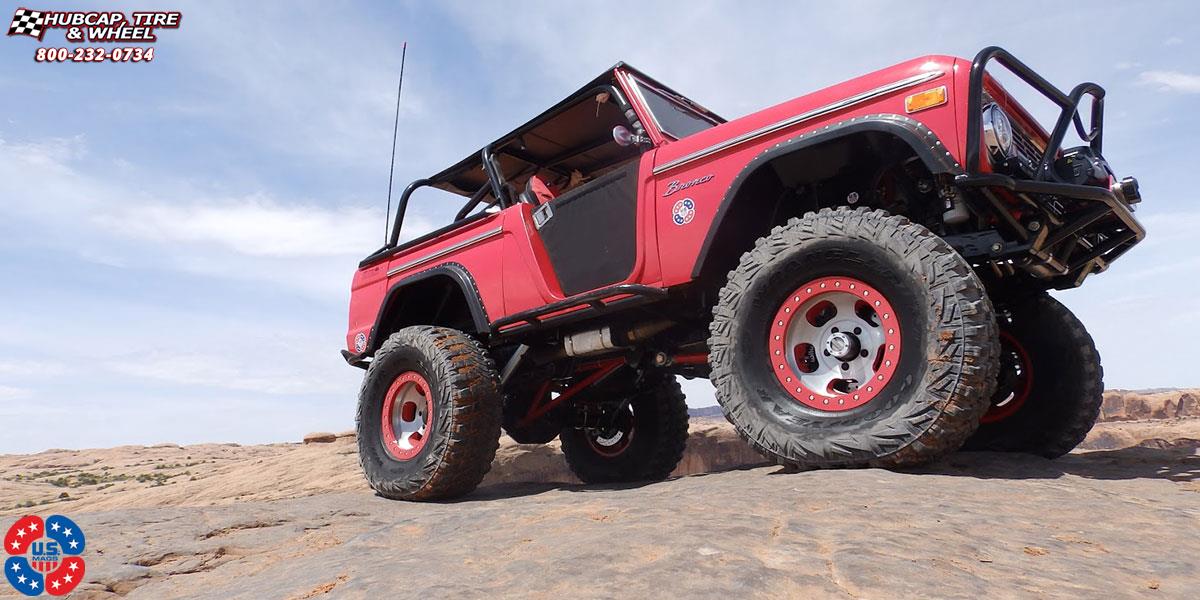 vehicle gallery/ford bronco us mags indy u101 truck 17X9  Brushed wheels and rims