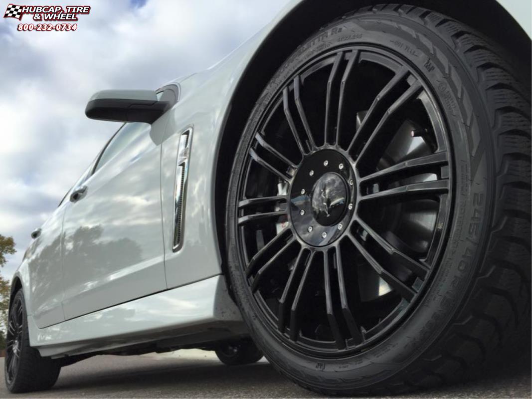 vehicle gallery/chevrolet ss xd series km677 d2  Gloss Black wheels and rims