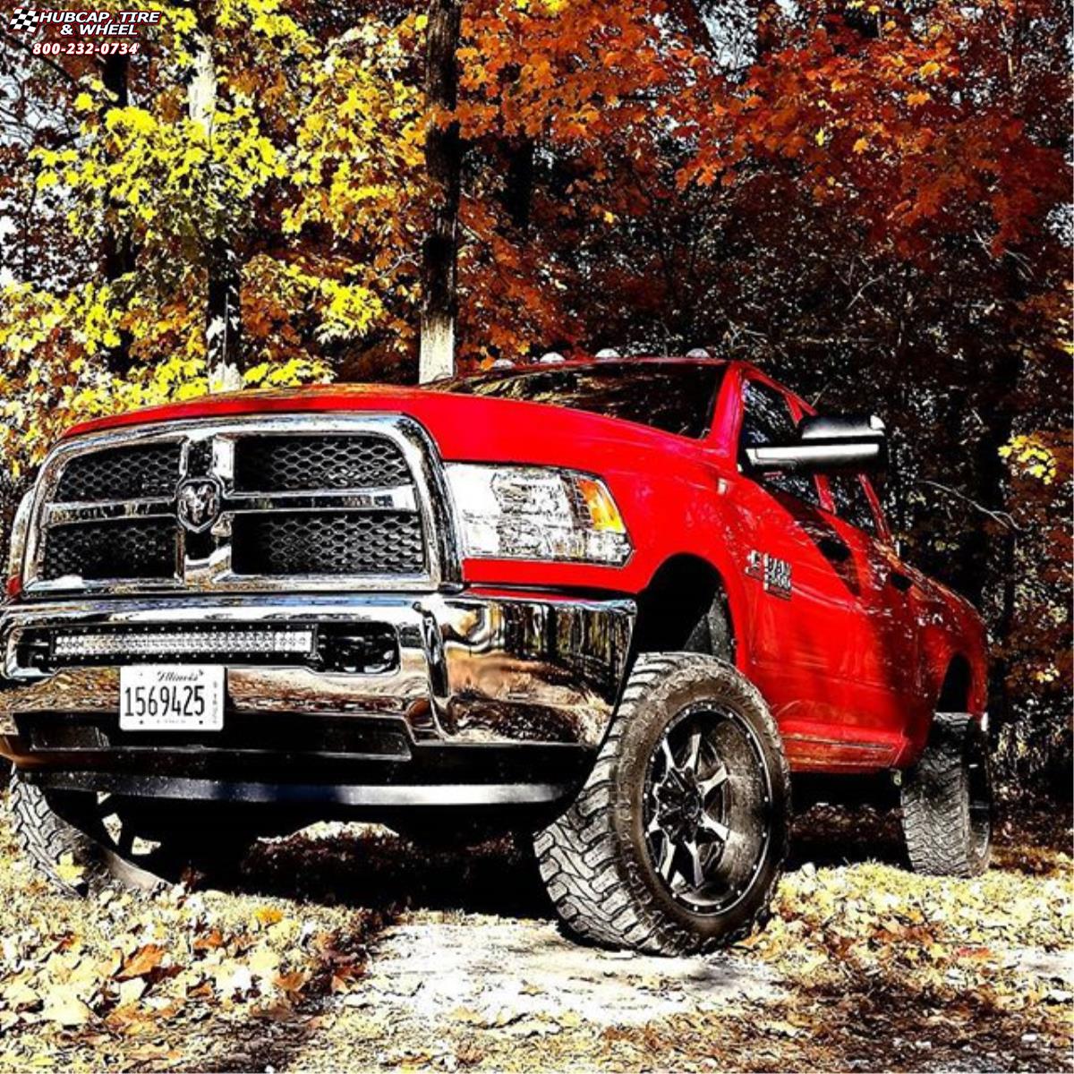 vehicle gallery/ram 2500 moto metal mo970  Gloss Black Machined Face wheels and rims