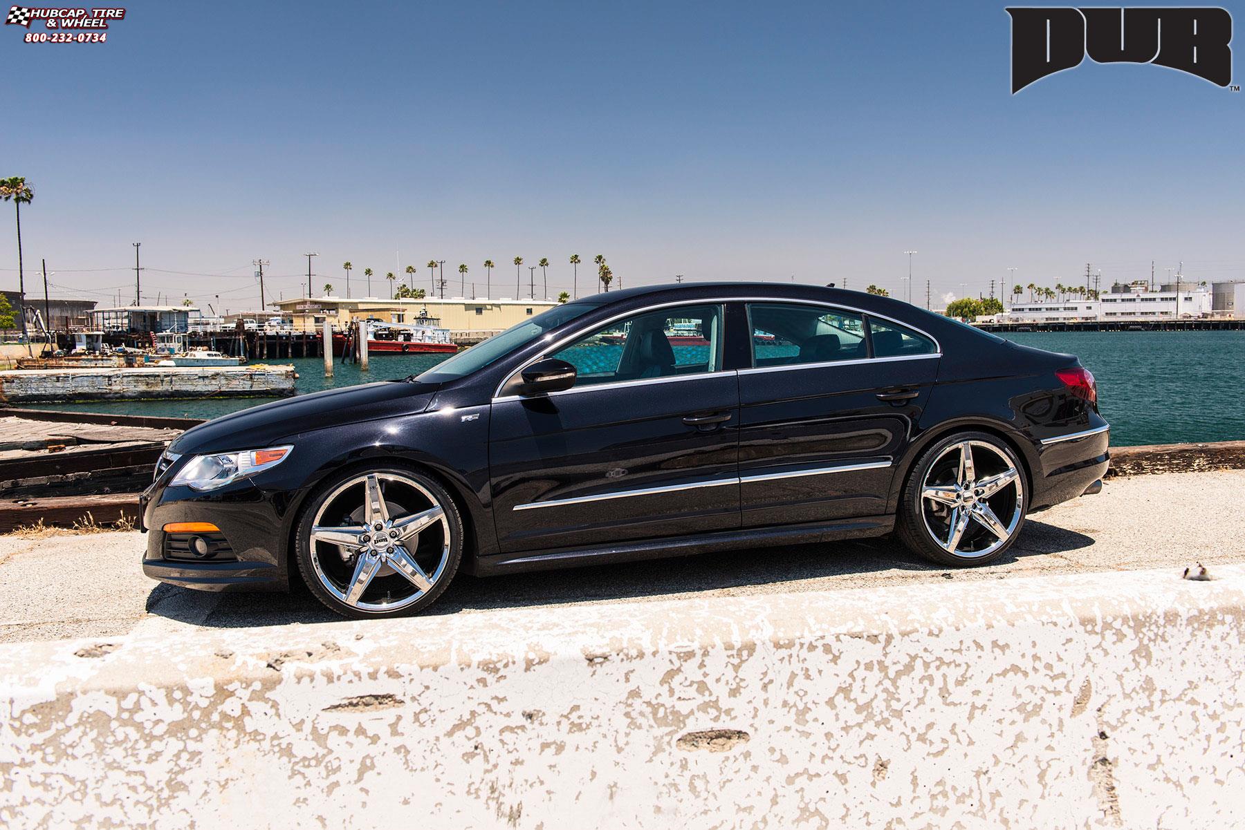 vehicle gallery/volkswagen cc dub lace s118 20X8.5  PVD Chrome wheels and rims