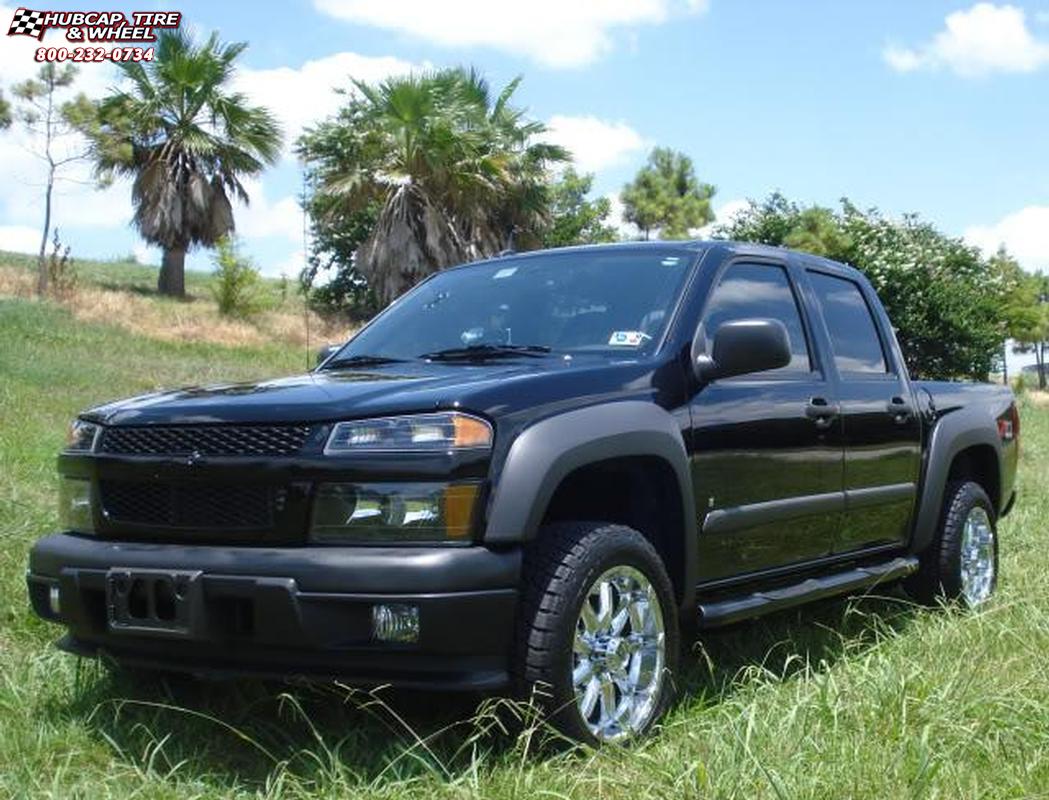 vehicle gallery/2008 chevrolet colorado xd series xd779 badlands x  Chrome wheels and rims